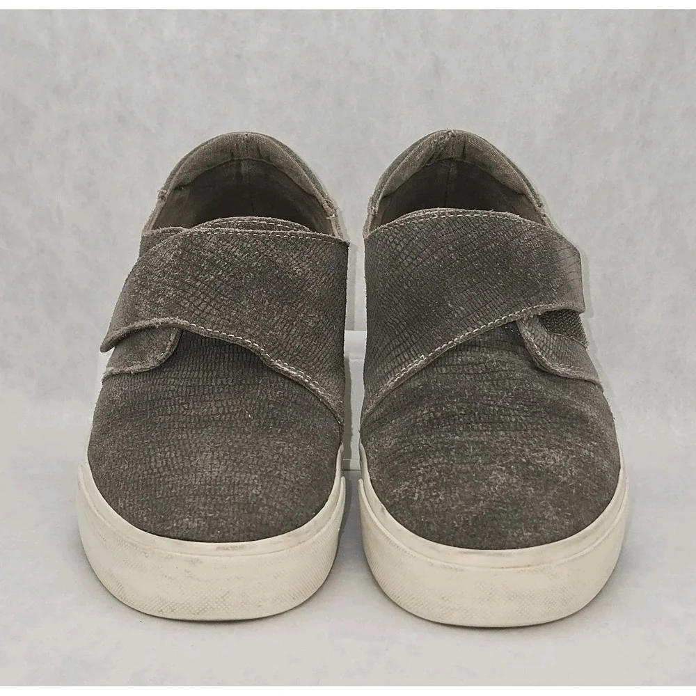 Taos Soul Taupe Embossed Suede EU 40 US 9.5 Women's Sneaker Shoes Arch Support